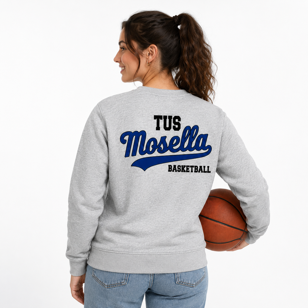 Sweater Grau Backprint