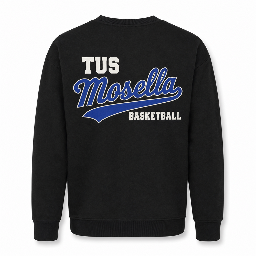 Sweater Schwarz Backprint