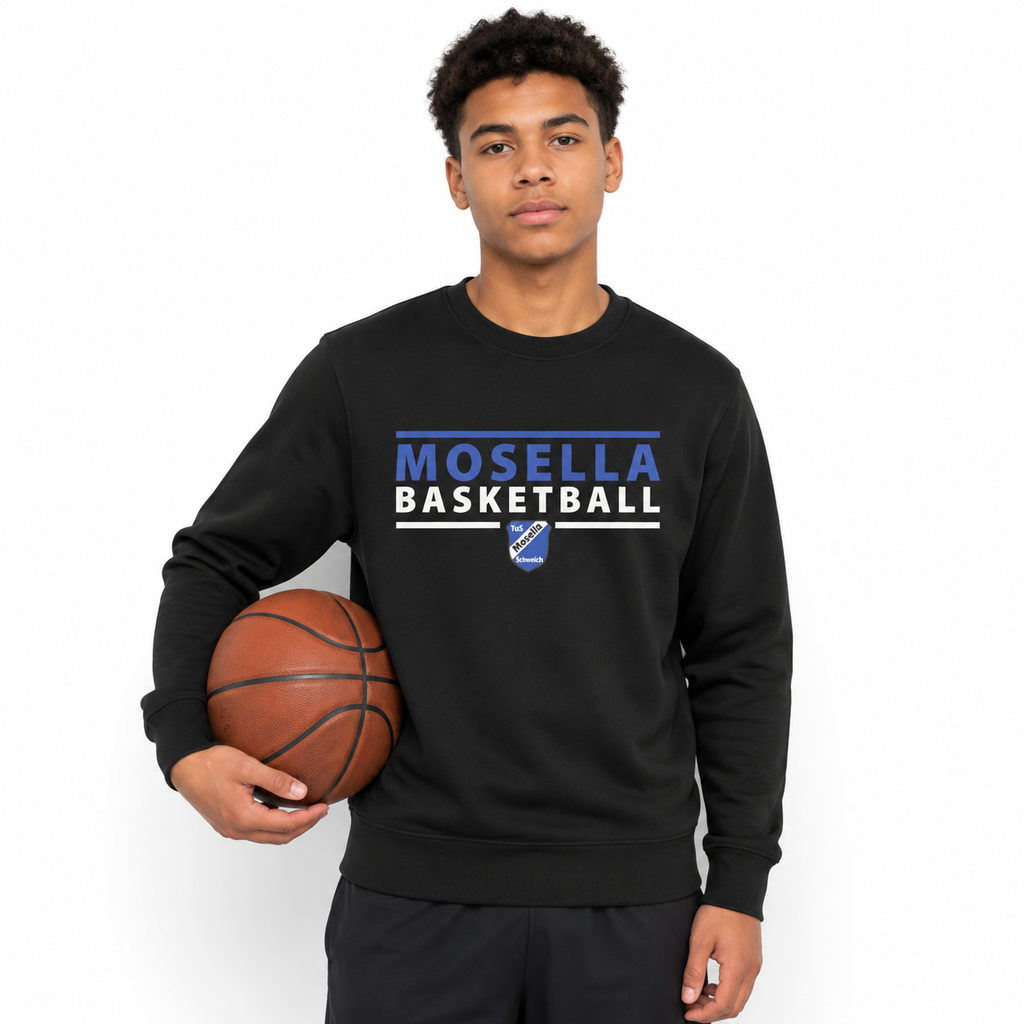Sweater Schwarz "Mosella Basketball"