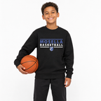 Kinder Sweatshirt schwarz mit Frontdruck