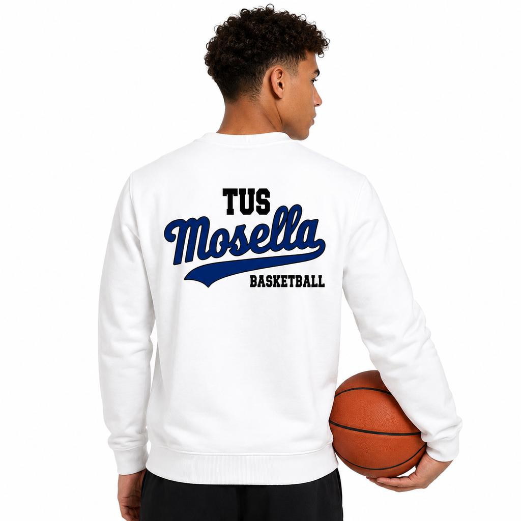 Sweater Weiß Backprint