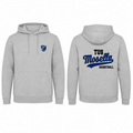 Hoodie Grau Backprint "TUS Mosella Basketball"