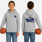 Kinder-Hoodie Grau Backprint