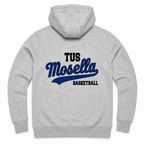 Hoodie Grau Backprint "TUS Mosella Basketball"