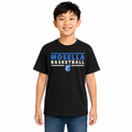 Kinder-T-Shirt Schwarz "Mosella Basketball"