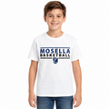 Kinder-T-Shirt Weiß"Mosella Basketball"